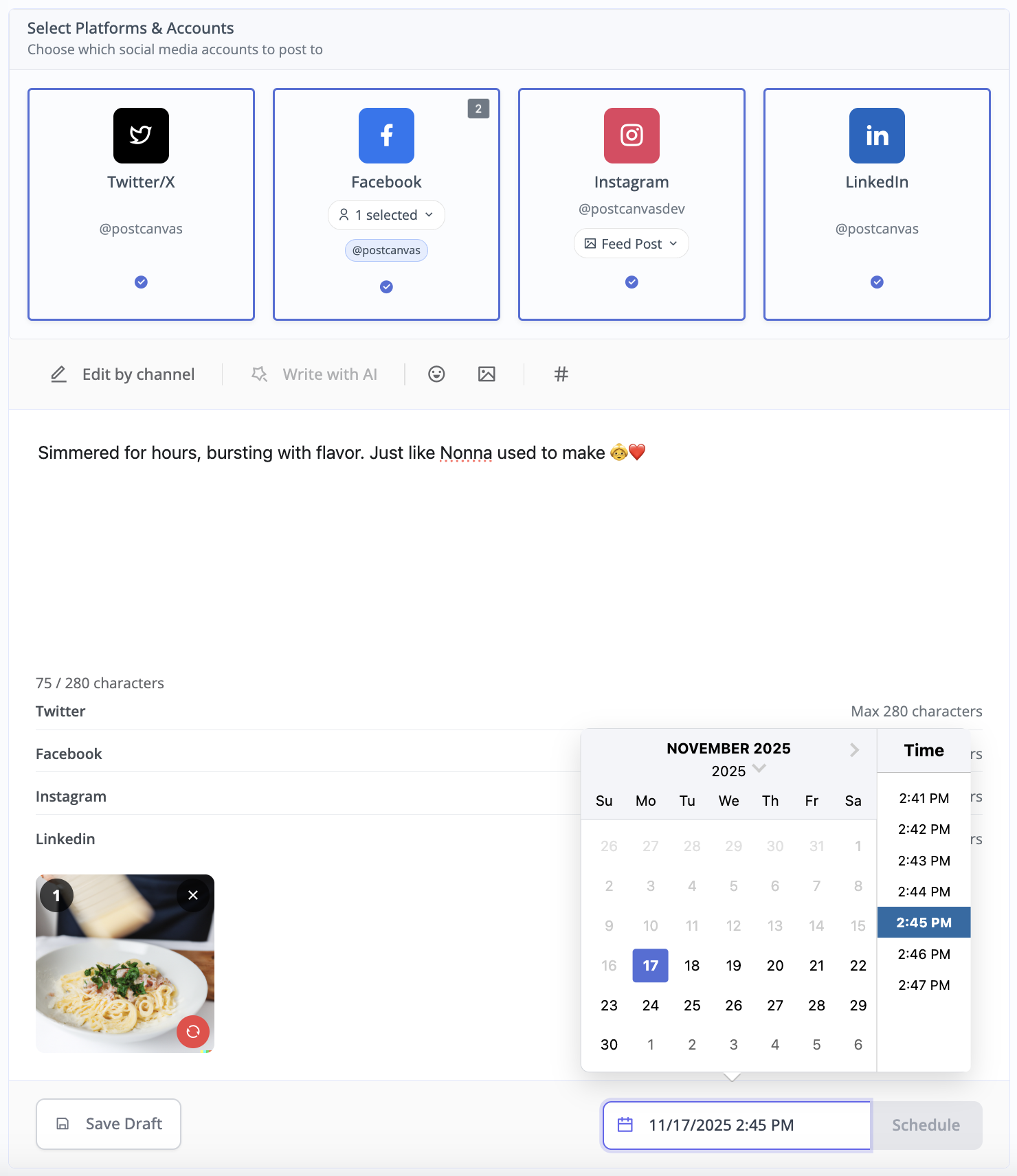 PostCanvas App Dashboard